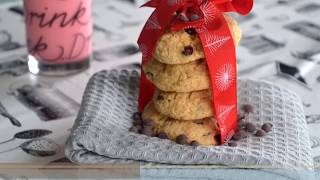 123 easy microwave choc chip cookies [upl. by Arannahs]