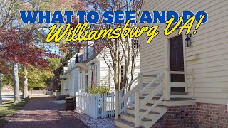 Williamsburg Virginia  Top things to see and do [upl. by Aneehsal]