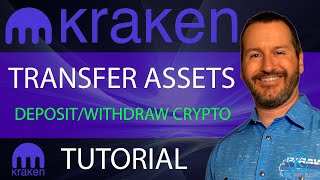 KRAKEN  DEPOSIT amp WITHDRAW CRYPTO  TUTORIAL  HOW TO TRANSFER COINS TO AND FROM KRAKEN UPDATED [upl. by Hesper]