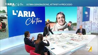 Lattivista di Ultima Generazione Carlotta perde la pazienza con gli ospiti in studio quotDio [upl. by Rogerson540]