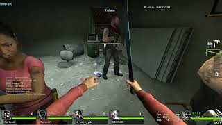 Playing Left 4 Dead 2 BADLY on Alliance Campaign with 25 Players 11724 [upl. by Jimmie337]