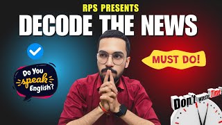 Crack The Code Master English With News [upl. by Nirroc]