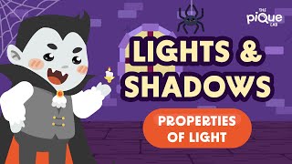 Lights amp Shadows Properties Of Light  Primary School Science Animation [upl. by Derfliw389]