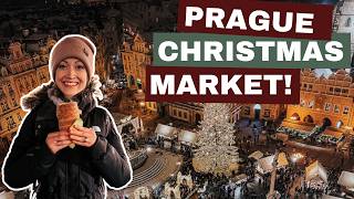 Exploring Prague Christmas Markets A Magical Market With The Best Food [upl. by Bakemeier115]