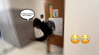 EXTREME‼️ DING DONG DITCH💥 IN SCHOOL😳 [upl. by Einnaoj189]