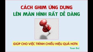 28 Cách Ghim một ứng dụng lên màn hình  Toan Bui [upl. by Atenahs]