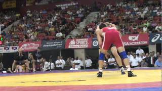 FS 84kg Final Match 1  Cael Sanderson vs Jake Herbert [upl. by Redmond]