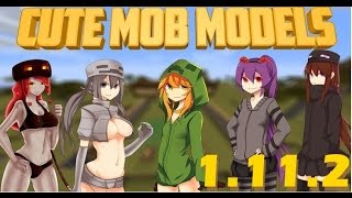 Top1mc  Cute Mob Models Mod 1112  Minecraft Installation amp Review [upl. by White]