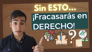 ⚖️📋 Las 7 cosas IMPRESCINDIBLES que debes Saber ANTES de ESTUDIAR DERECHO [upl. by Assener]