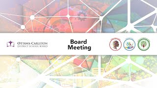 Dec 19 2023  OCDSB  Board Meeting [upl. by Delaryd]