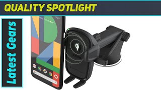 iOttie Easy One Touch Wireless 2 Qi Car Charger Mount Review [upl. by Latonia]