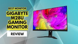 GIGABYTE M28U 28quot 144Hz Gaming Monitor Review [upl. by Novehc]