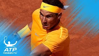 Nadal reaches 11th Tsitsipas first Barcelona final  Barcelona Open 2018 SemiFinal Highlights [upl. by Bunker]