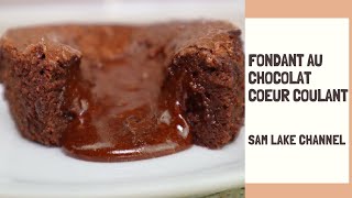 RECETTE DE FONDANT AU CHOCOLAT COEUR COULANT  FONDANT AU CHOCOLAT FACILE ET INRATABLE EN 10 MINUTES [upl. by Chambers]