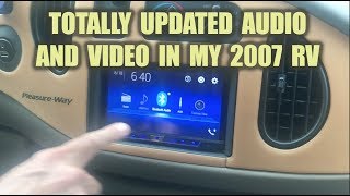 How I Upgraded Audio and Video in My 2007 Pleasure Way Van [upl. by Elbag]