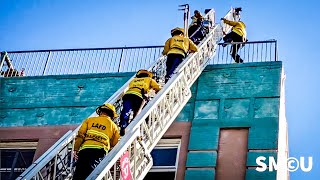 Venice Beach Fire Training Drill LAFD Engages in Comprehensive Exercise [upl. by Olegnad]