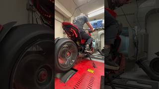 Ducati Diavel V4 on the Dyno BT Moto Flashed [upl. by Zorana643]