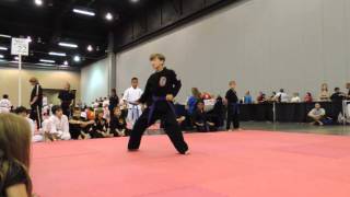 10 year old Isshinryu kata seiunchin 2013 Battle of Atlanta [upl. by Zetes]