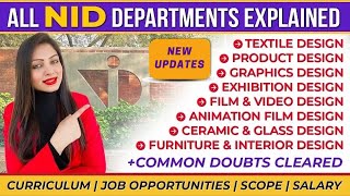 All about NID COURSES  NID 2024 COMPLETE GUIDE to NID courses  Departments at NID Ahmedabad [upl. by Stutsman]