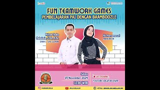 LIVE STREAMING TALKSHOW  FUN TEAMWORK GAMES PEMBELAJARAN PAI DENGAN BAAMBOOZLE [upl. by Nnyw]