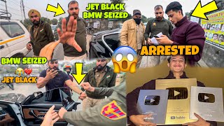 New Bmw Seized😭💔 Police Seized my Jet Black Bmw🤬  New play Button😍 Preparation for Ladakh Ride [upl. by Ajaj295]