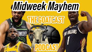 Midweek Mayhem  NO REPEAT 4 Nuggets Bye Bye Zion Offense Better or Defense Worse nba podcast [upl. by Scarrow]