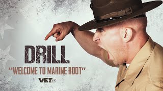 Welcome to Marine Corps Boot Camp  Drill  VET Tv [upl. by Ikairik]