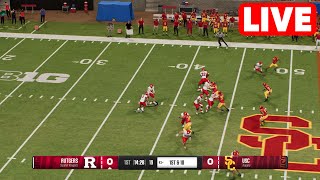 NCAAF LIVE🔴 Rutgers Scarlet Knights vs USC Trojans  Week 9 Full Game  2024 College Football 25 [upl. by Mayne297]