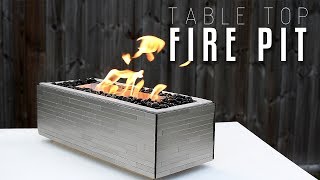 Making a table top FIRE PIT [upl. by Adlemy397]