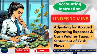 Adjusting for Accrued Operating Expenses amp Cash Paid for Taxes Statement of Cash Flows [upl. by Aihsiyt556]