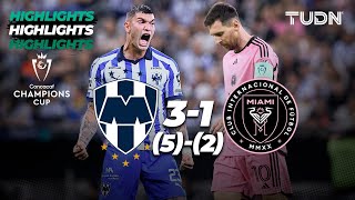 HIGHLIGHTS  Monterrey 5312 Inter Miami  CONCACHAMPIONS 2024  TUDN [upl. by Dde]