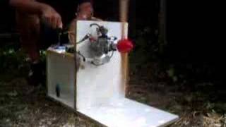 Testing rc plane motor Gas Engine spe 26cc Rodaje [upl. by Aiekahs]