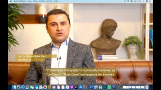 Koruyucu Burun Estetiği  Preservation Rhinoplasty Letdown Pushdown  Doç Dr Mehmet Emre Dinç [upl. by Sachs]