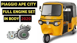 Piaggio ape city engine set in body [upl. by Yhtac810]