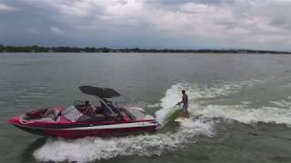 Clear Lake Iowa  Wakesurfing [upl. by Sidwel]