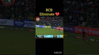 RCB HEART BROKEN SAD STATUS 💔  IPL EDIT STATUS  shorts ipl viral [upl. by Agretha]