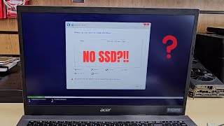 Internal SSD Not Detected During Windows Installation Acer Extensa 15 [upl. by Artur]