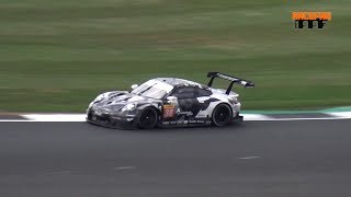 Porsche 991 RSR pure Sound WECELMS Silverstone 2018 [upl. by Nored]