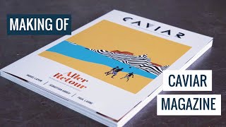 Comment imprimer un magazine avec Caviar le mag de foot  Making Of [upl. by Taryn]