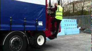 Mounting The Moffett Mounted Forklift On A Truck [upl. by Laohcin371]