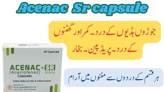 Acenac Sr capsule uses in urdu and Hindi  Acinac sr capsule uses benefits and side effects [upl. by Longawa]