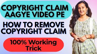 HOW TO REMOVE COPYRIGHT CLAIM  COPYRIGHT CLAIM KAISE HATAYE [upl. by Natsuj]