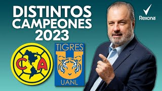 América y Tigres distintos campeones en 2023 [upl. by Hamehseer738]