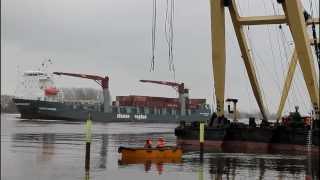 quotENAKquot Bergung Motorboot Wrack in Brake Unterweser [upl. by Cristian]