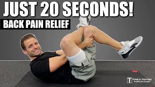 6 Exercises To Relieve Back Pain In 9 Minutes  FOLLOW ALONG [upl. by Bundy]