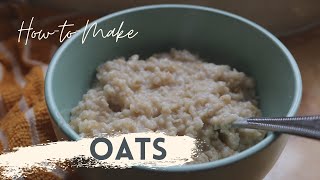 How to make the perfect bowl of Oats Porridge  Jungle Oats  StoveTop Oats [upl. by Rukna]