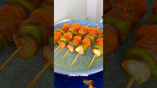 Chicken Shashlik Sticks Recipe  Perfect Grilled Treat shorts [upl. by Nadler]