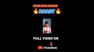 FREE FIRE CRINGE ROAST😂 freefire shorts teluguroast [upl. by Enreval]