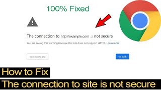 How to fix The connection to site is not secure chrome error Resolved [upl. by Yauqaj]