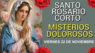 🌺 Santo Rosario SIN ANUNCIOS  VIERNES 22 DE NOVIEMBRE DE 2024 🌺 Misterios Dolorosos [upl. by Hplar]